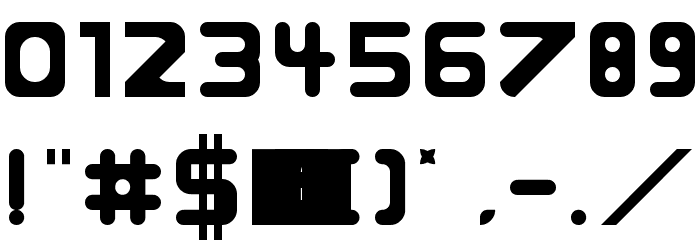 Embark Regular Font OTHER CHARS