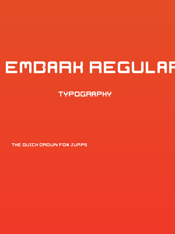 Embark Regular Poster