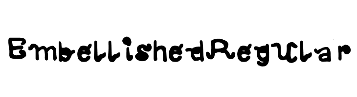 Embellished Regular  Frei Schriftart Herunterladen