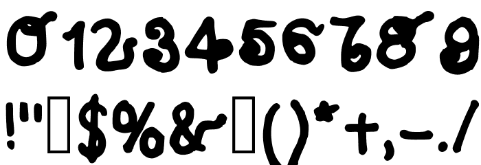 Embellished Regular Font OTHER CHARS