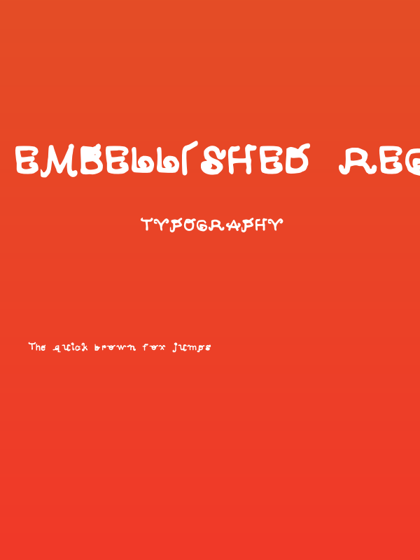 Embellished Regular Poster