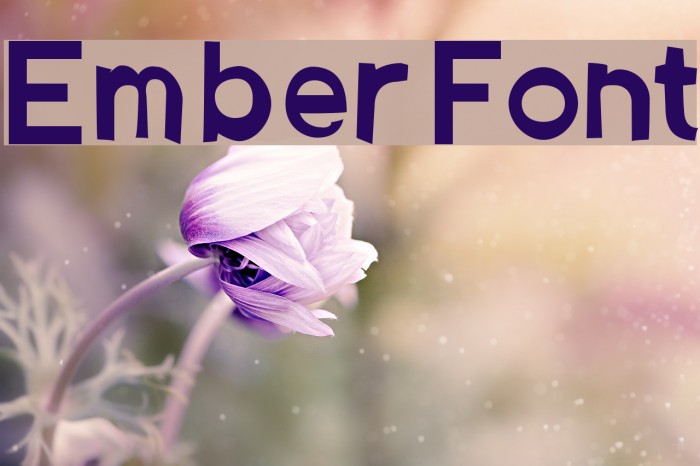 Ember Font examples