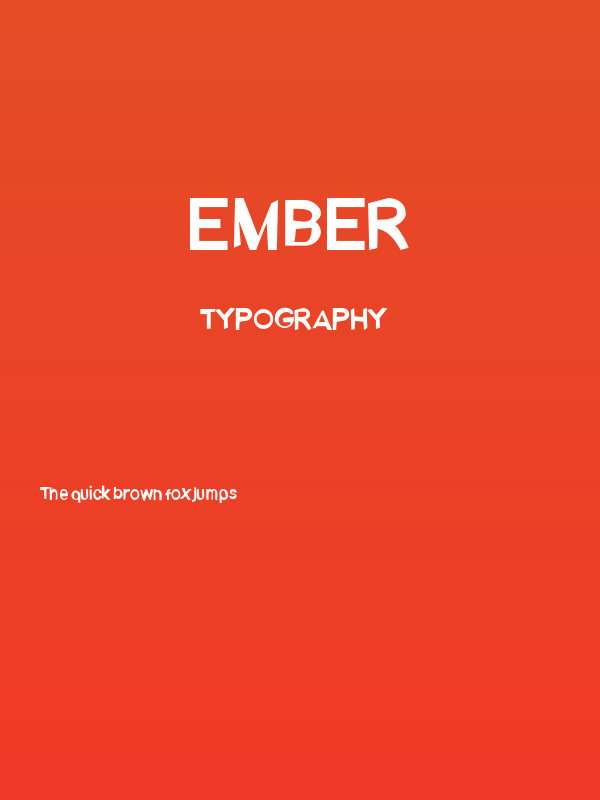 Ember Poster