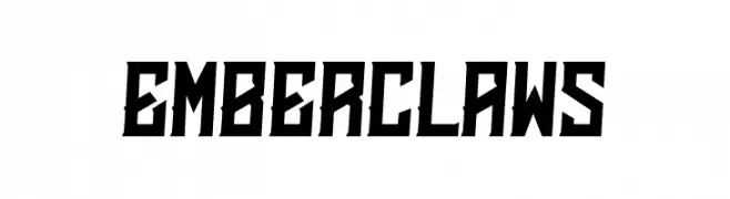 Emberclaws  font caratteri gratis