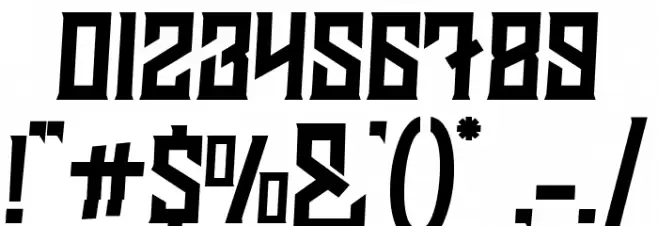 Emberclaws Font OTHER CHARS