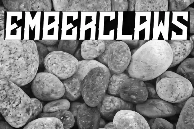 Emberclaws Font examples