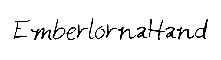 EmberlornaHand Font