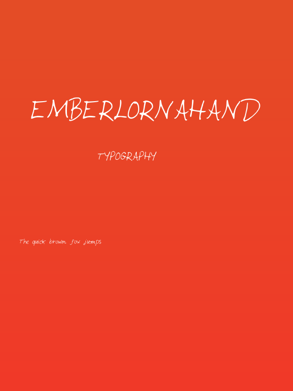EmberlornaHand Poster