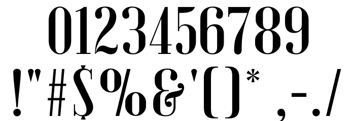 Emberly Bold Font OTHER CHARS