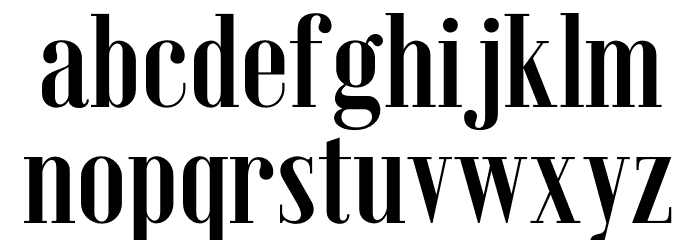 Emberly Bold Font LOWERCASE