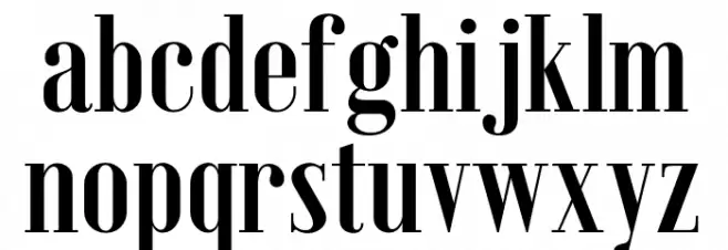 Emberly Bold Font LOWERCASE
