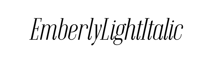 Emberly Light Italic  baixar fontes gratis
