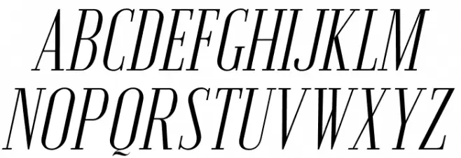 Emberly Light Italic Polices MAJUSCULES