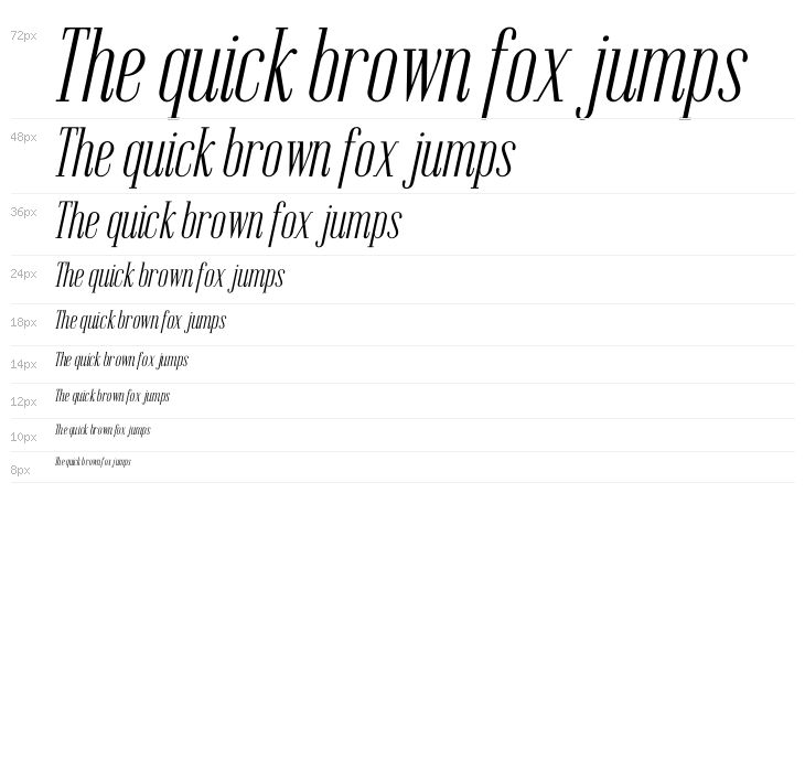 Emberly Light Narrow Italic Waterfall