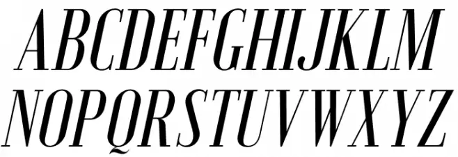 Emberly Medium Italic Polices MAJUSCULES
