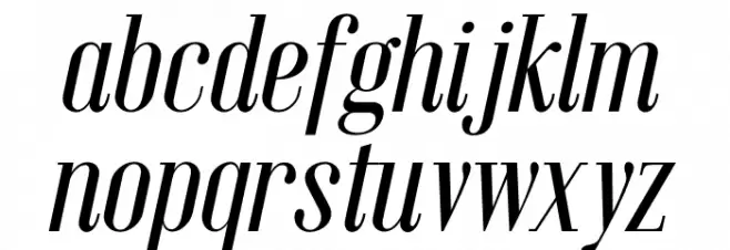 Emberly Medium Italic 字体 小写