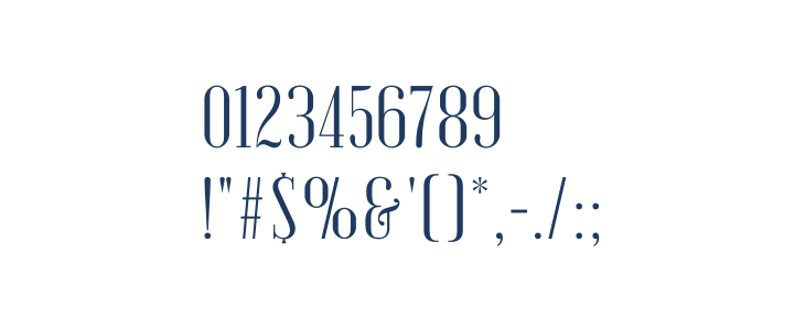 Emberly Regular Other Characters