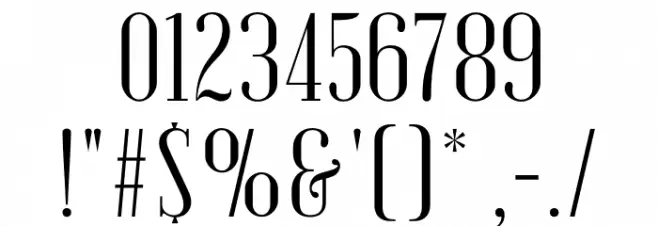 Emberly Regular Font OTHER CHARS