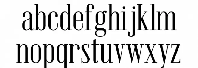 Emberly Regular Font LOWERCASE
