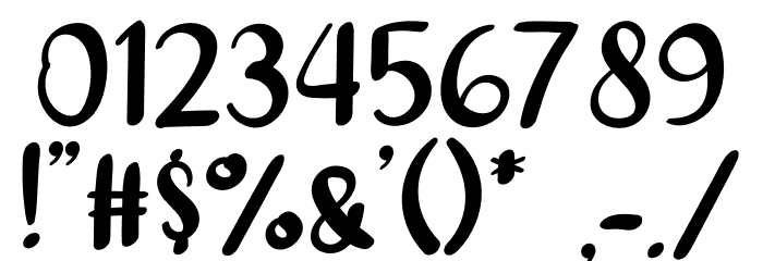 Emberly Font OTHER CHARS