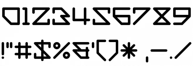 Embezzler Font OTHER CHARS