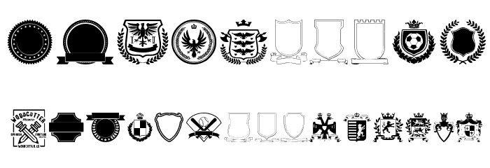 Emblem vol1 Font OTHER CHARS