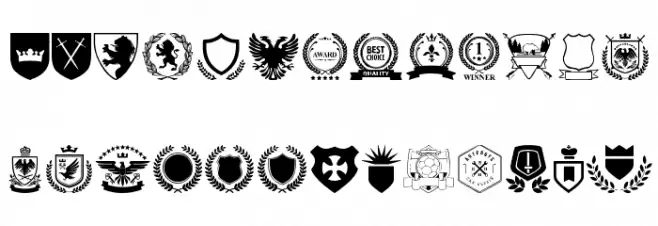 Emblem vol1 फ़ॉन्ट लोअरकेस