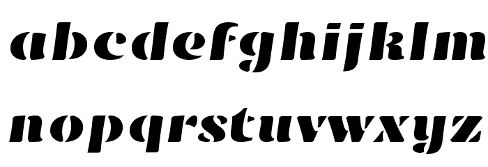 Emblema One Font LOWERCASE