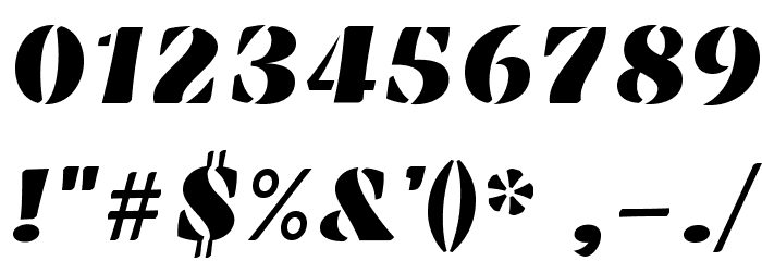 EmblemaOne Font OTHER CHARS