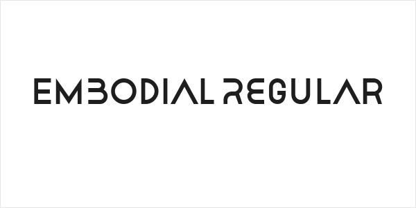 Embodial Regular Logo