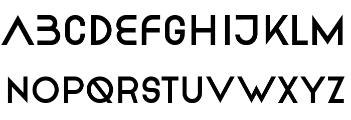 Embodial Regular Font LOWERCASE