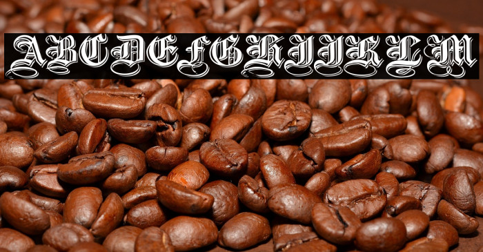 Embossed Black Wide خط examples