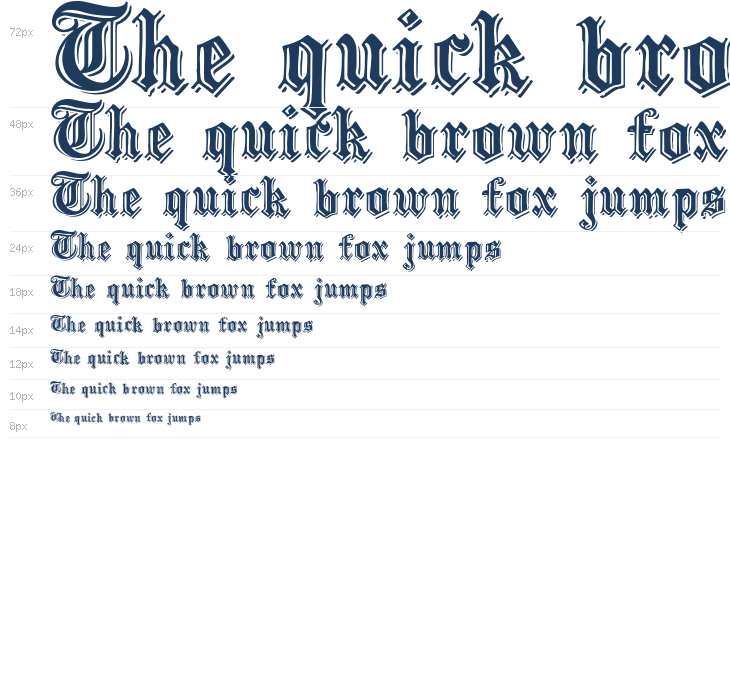 Embossed Black Wide Waterfall