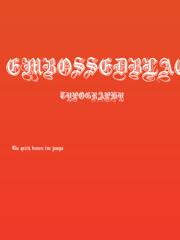 EmbossedBlack Normal Poster