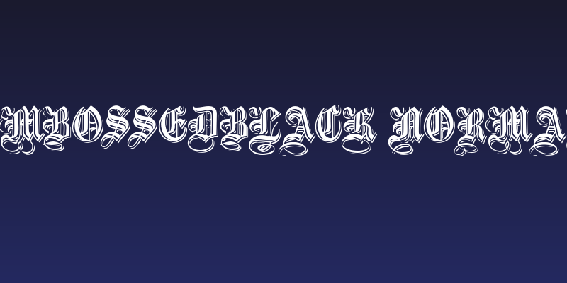 EmbossedBlack Normal Social Header