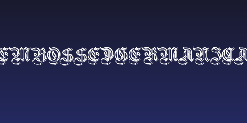 EmbossedGermanica Social Header