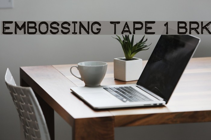 Embossing Tape 1 [BRK] Example 3