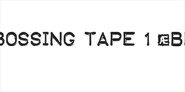 Embossing Tape 1 [BRK] Logo