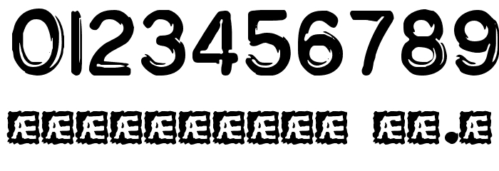 Embossing Tape 3 BRK Font OTHER CHARS