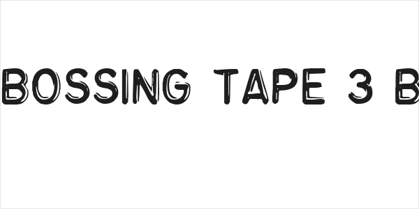 Embossing Tape 3 BRK Logo