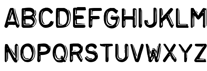 Embossing Tape 3 BRK Font LOWERCASE
