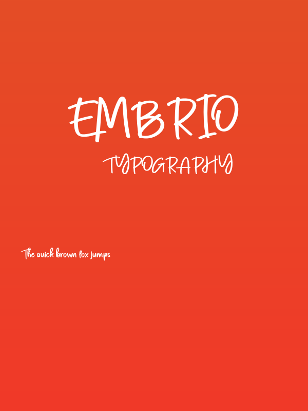 Embrio Poster