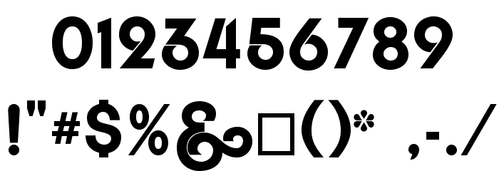 Embrionic55Swash Font OTHER CHARS