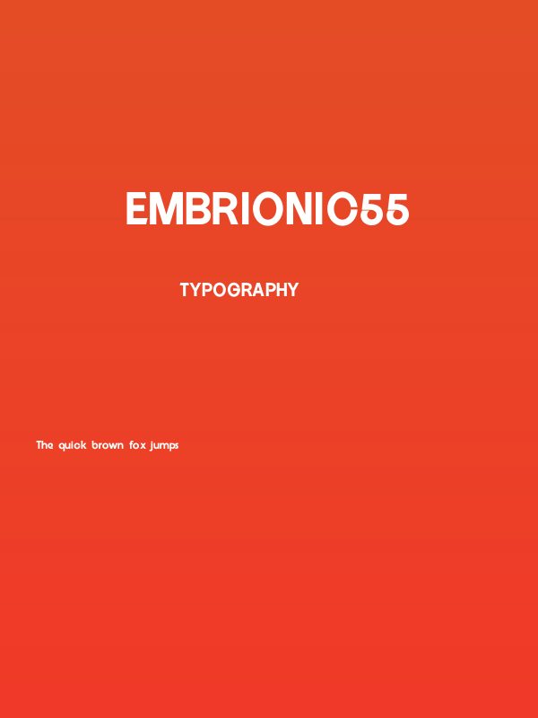 Embrionic55 Poster