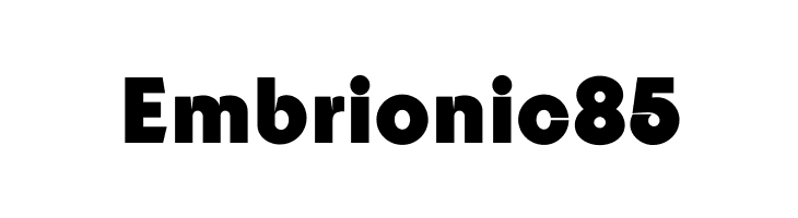 Embrionic85 Font