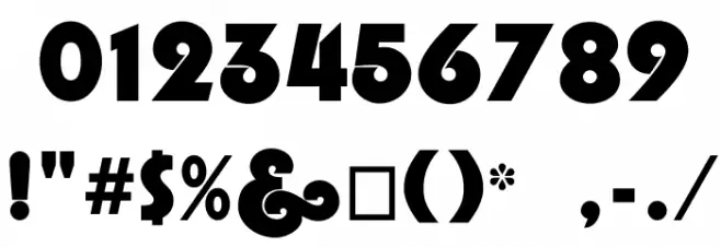 Embrionic85 Font OTHER CHARS