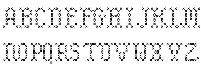 Embroidery Font LOWERCASE