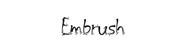Embrush Font