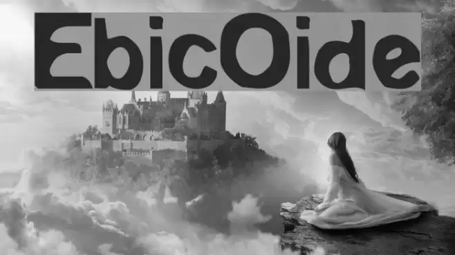 EmbryonicOutside Font examples