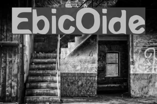 EmbryonicOutside Font examples